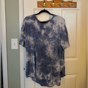 Time and Tru Blue Tie-Dye Shirt